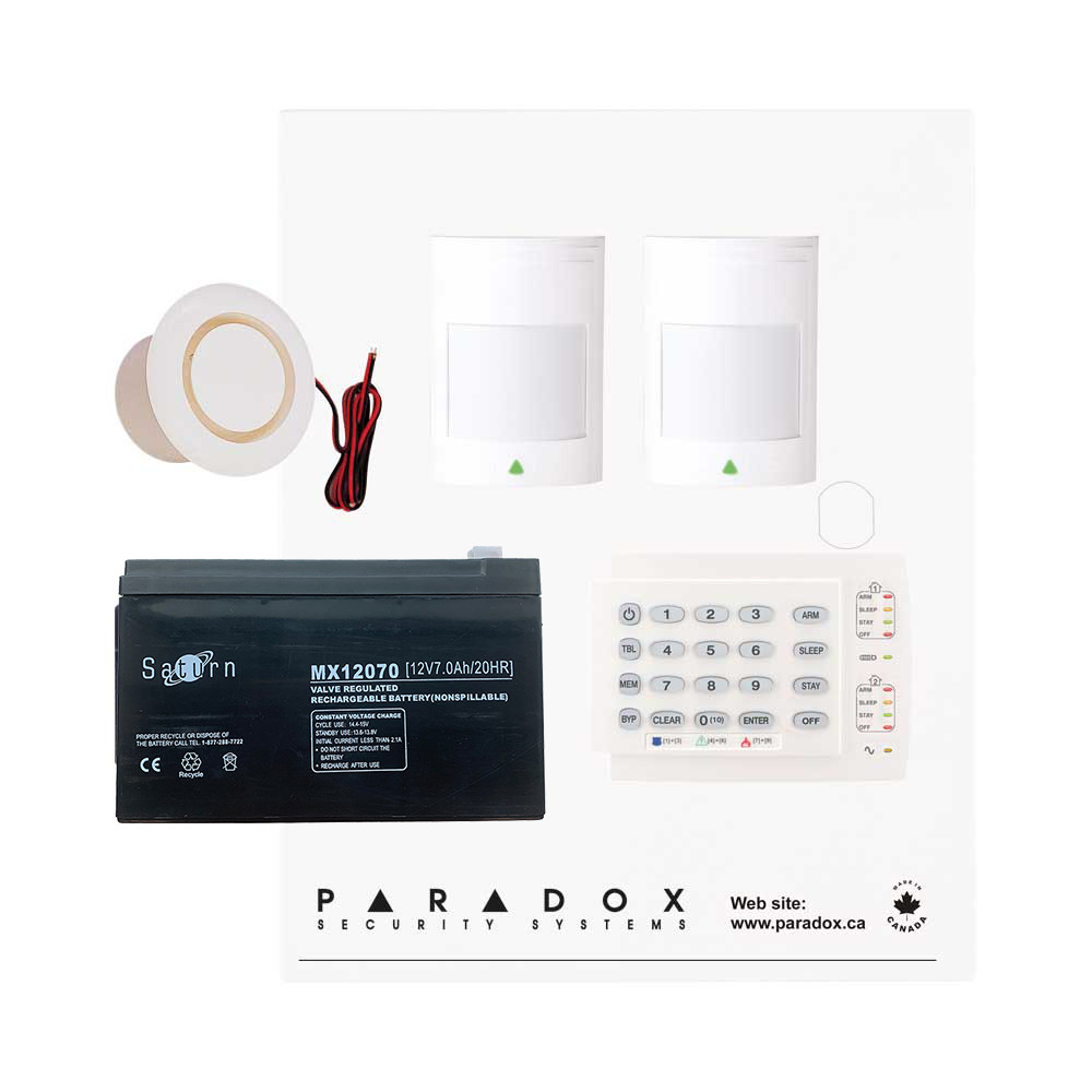 Paradox SP5500+ Smart Kit with Small Cabinet & K10H Keypad