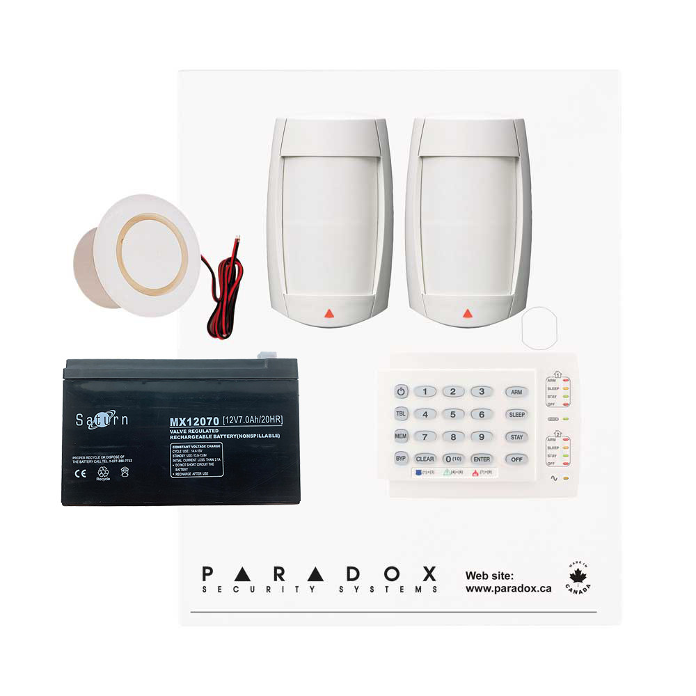 Paradox SP5500+  Smart Pet Kit with Small Cabinet, K10H Keypad & Plug Pack