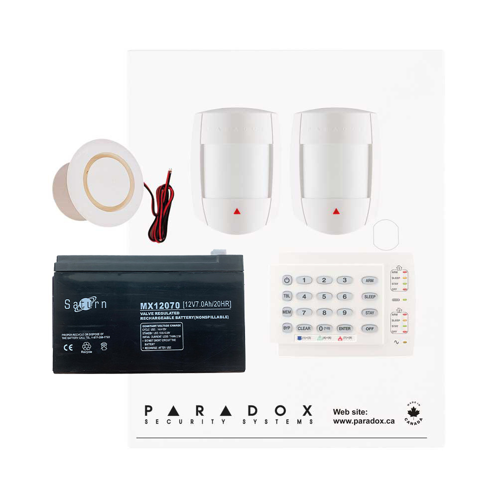 Paradox SP5500+ DG Smart Kit with Small Cabinet & K10H Keypad