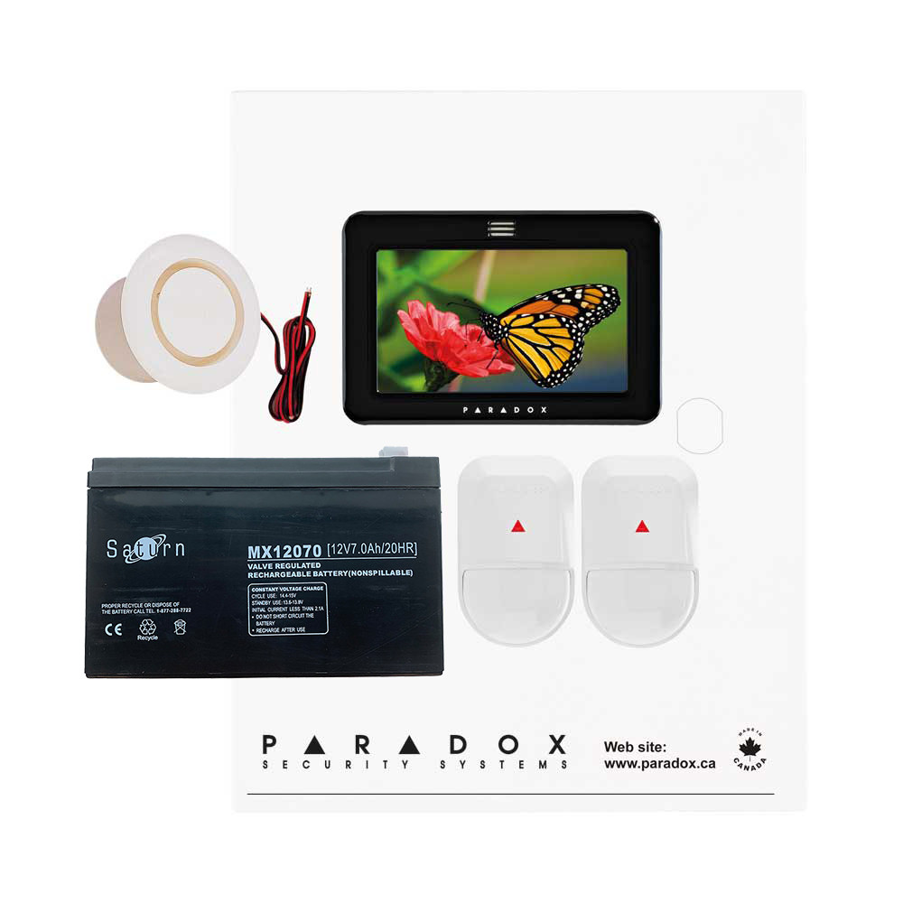 Paradox SP5500+ NV TM50-Black Kit with Small Cabinet & Black TM50