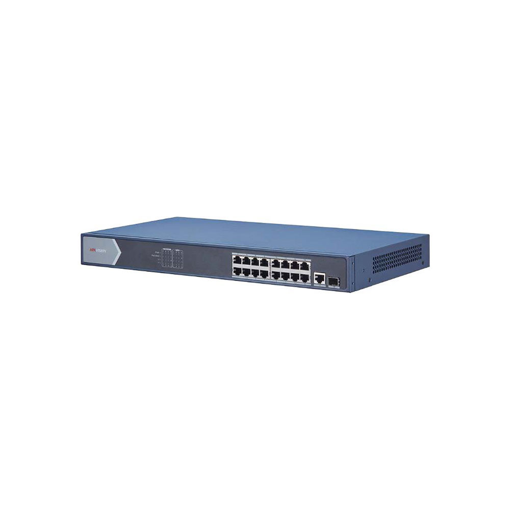 Hikvision DS-3E0518P-E Unmanaged 16 Gigabit POE Switch