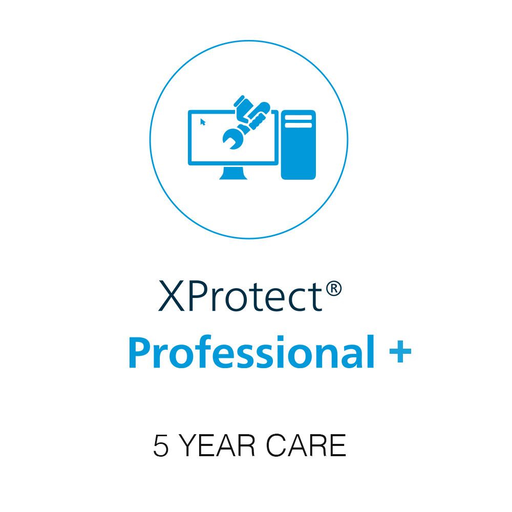 Milestone 5 Year CARE for XP Professional + Device License - H.265
