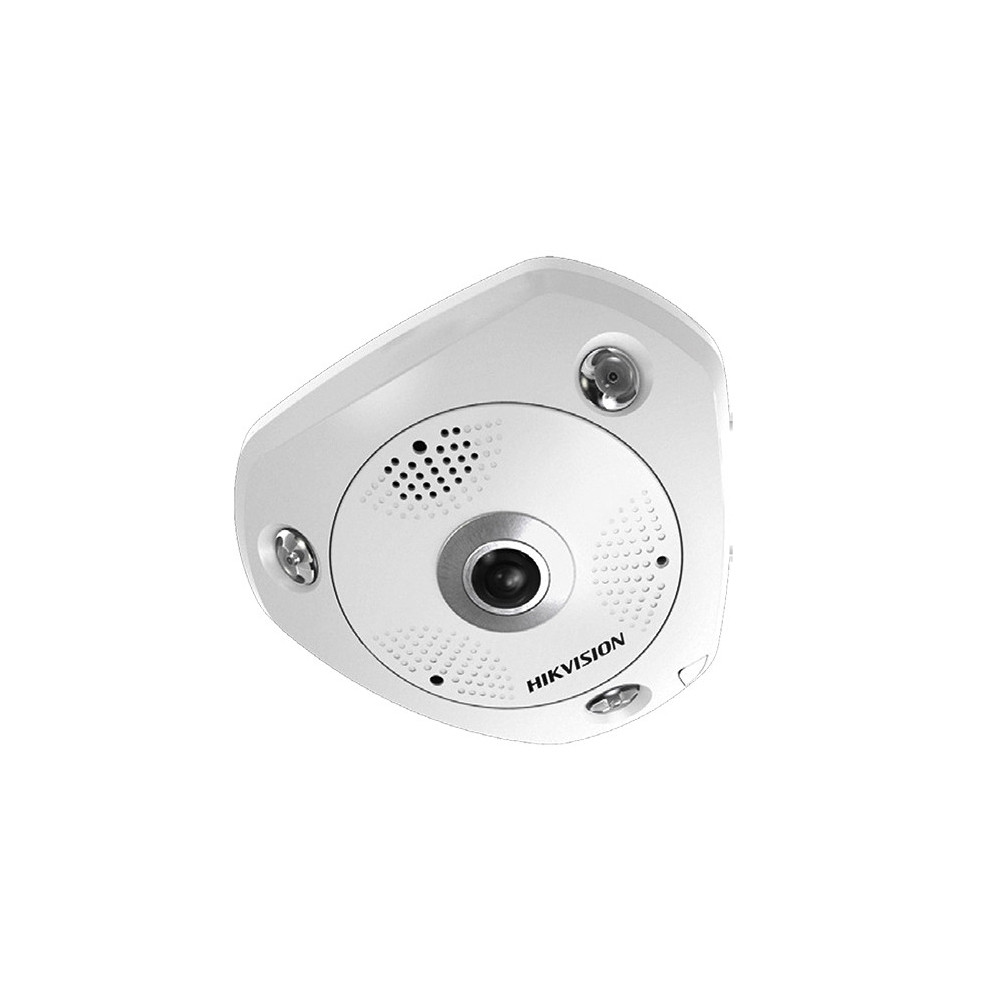 Hikvision 6-Series DS-2CD6362F-ISV 6MP 360 Fisheye Vandalproof Dome Camera with I/O