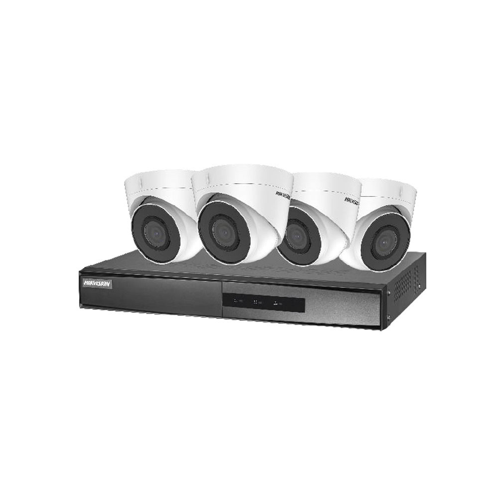Hikvision 5MP Kit - 4 x 5MP Turrets - 2TB HDD - 4 x network cables
