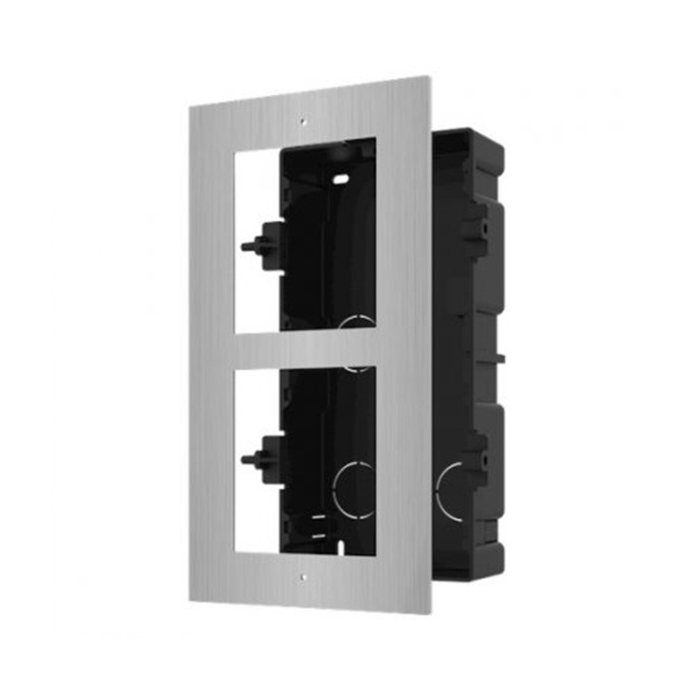 Hikvision DS-KD-ACF2/S Flush Mount Two Module Frame SS