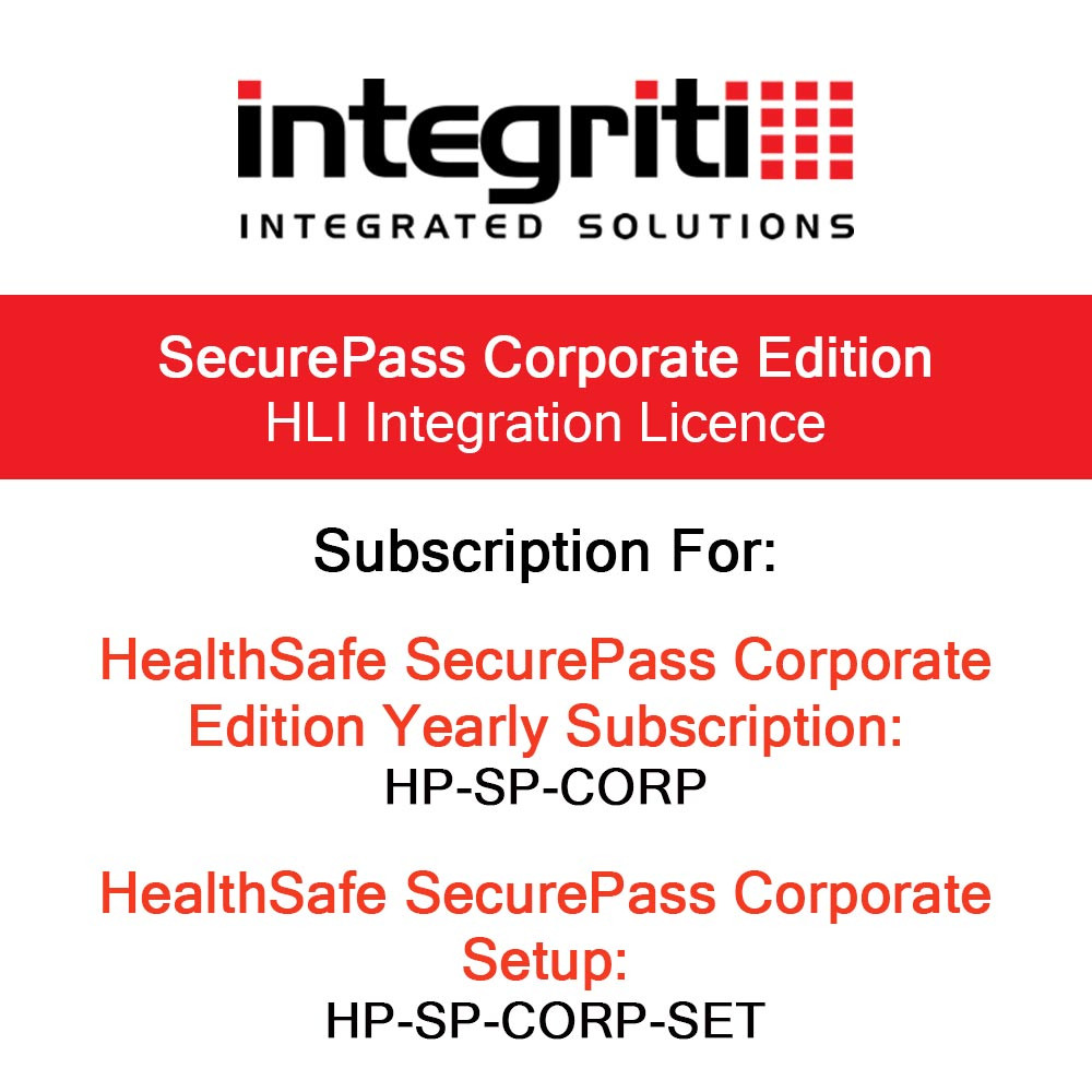Inner Range Integriti SecurePass Corporate HLI Integration Licence