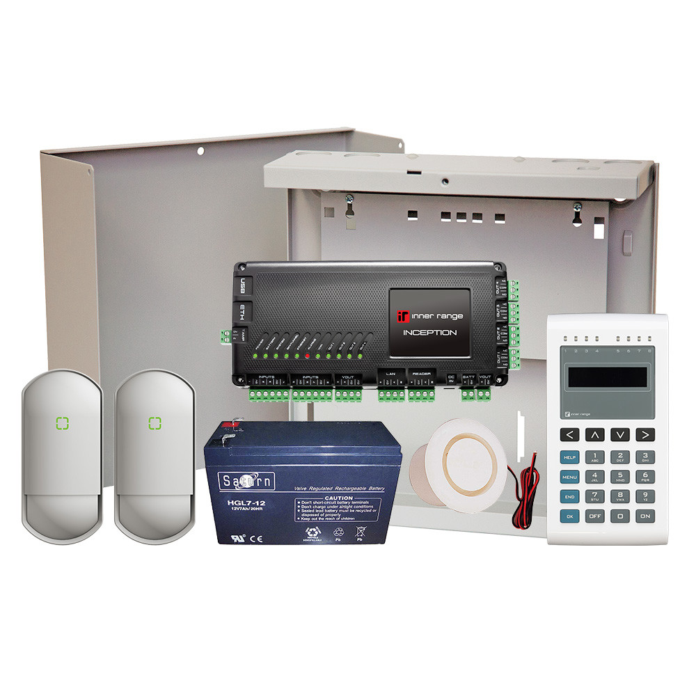 IR Inception Express Intrusion Kit with EliteX Keypad & 2 x Professional PIR 