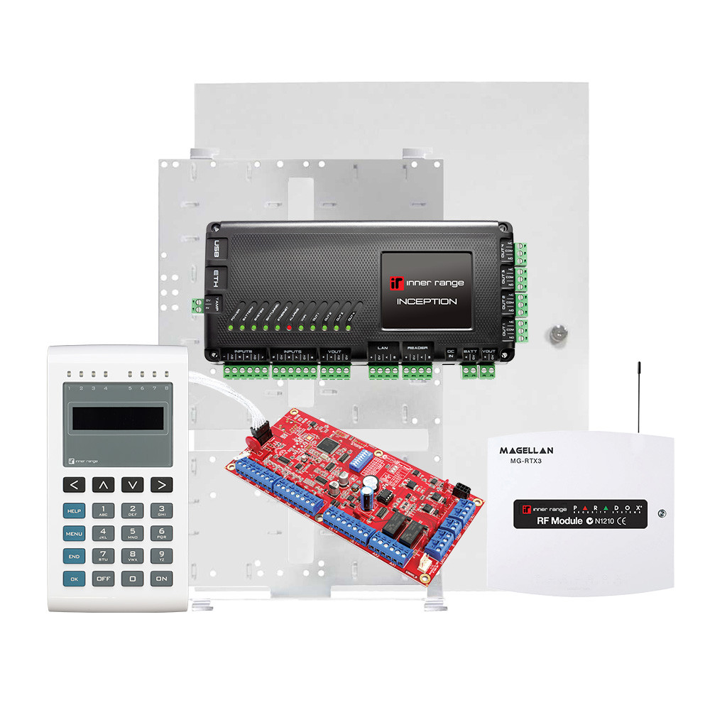 IR Inception Express Starter Kit with EliteX Keypad, RF LAN Module & 8 Zone LAN Expander