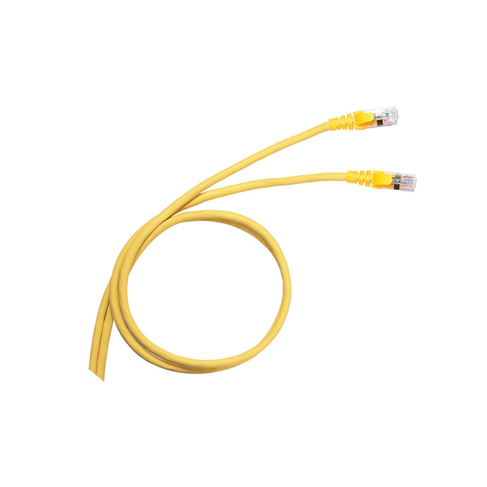 Legrand Cat6a Patch Cord - RJ45 - S/FTP - Yellow - 2m
