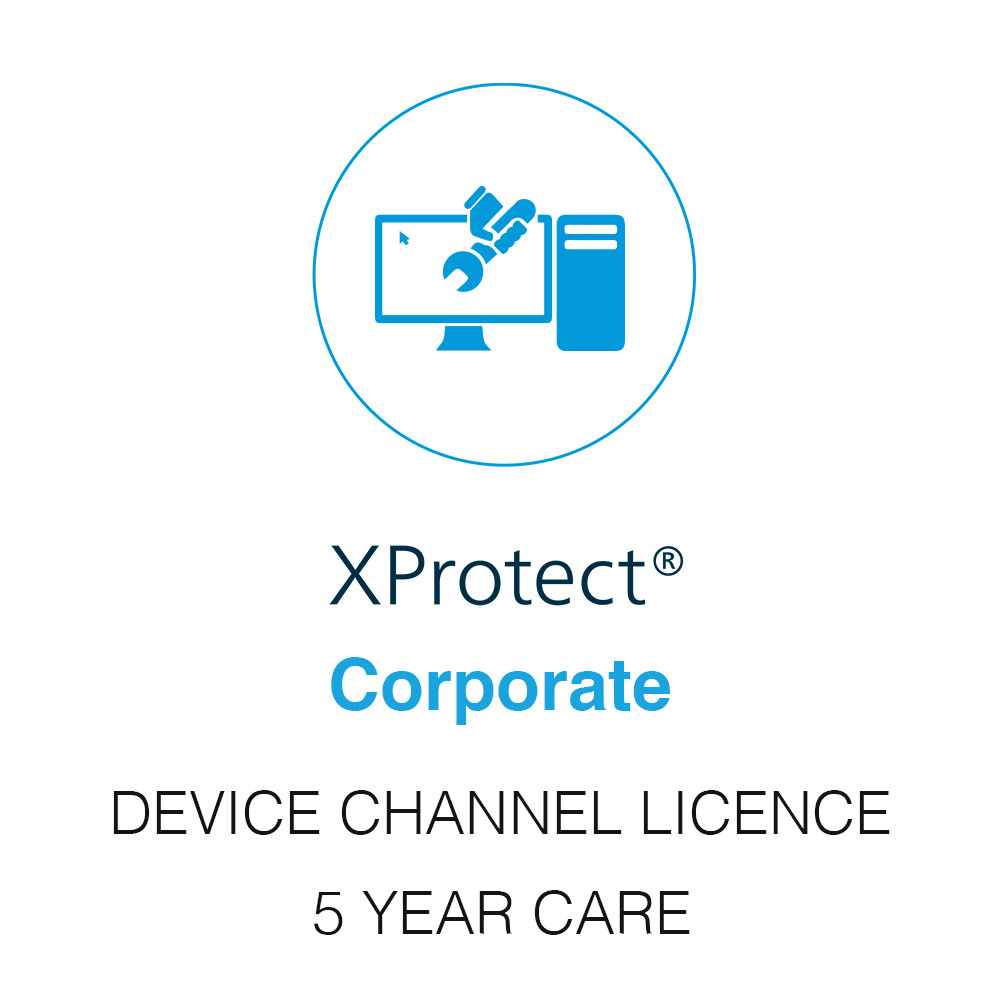 Milestone XProtect Corporate Device Licence - 5 Year Care Plus