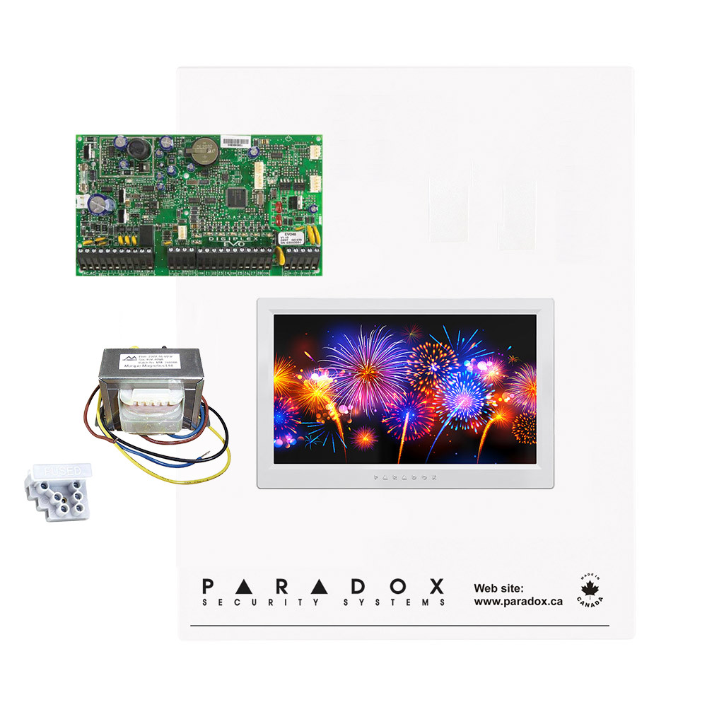 Paradox EVOHD Kit with Small Cabinet & White TM70 Touch