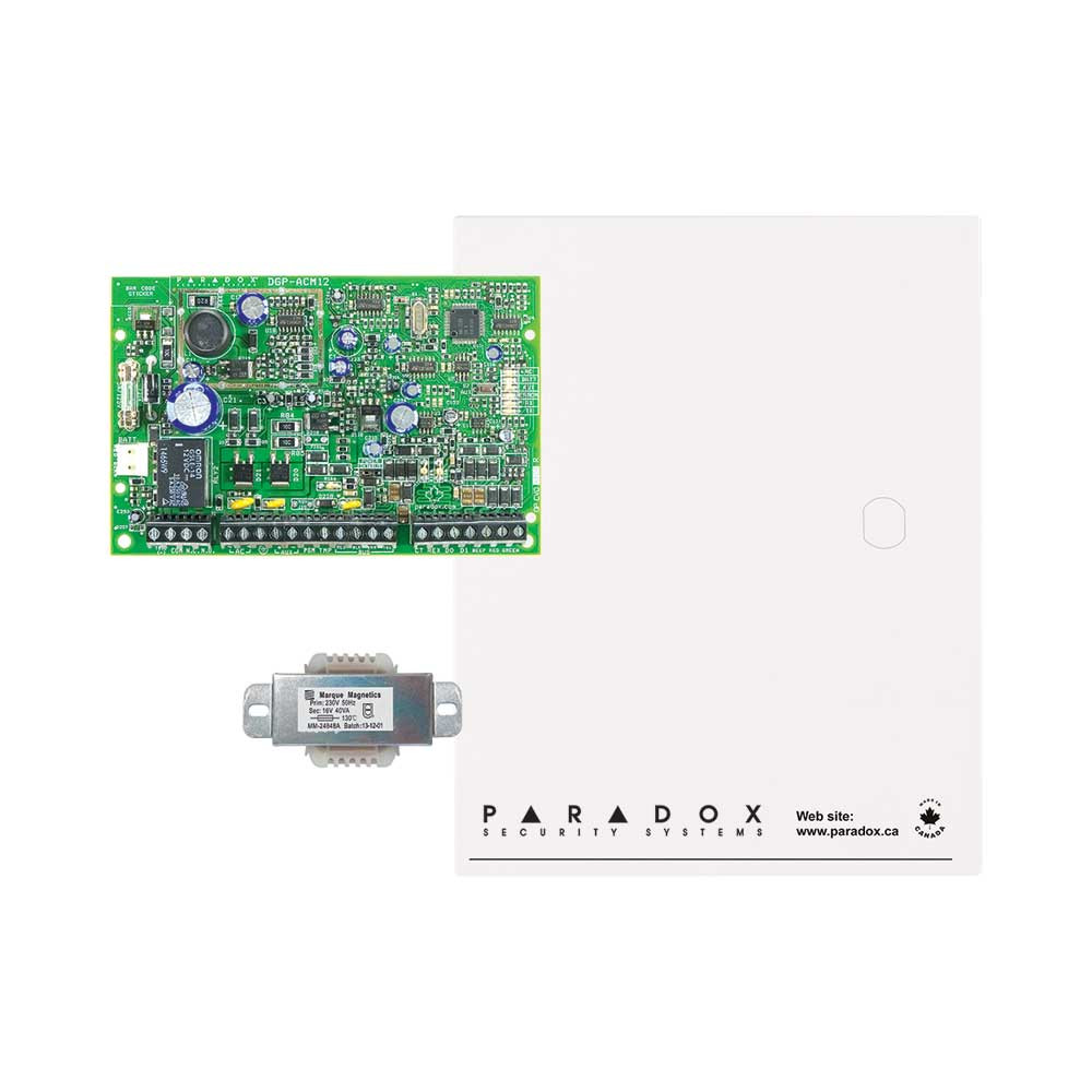 Paradox ACM12 Single Door Access Module - Small Cabinet - Transformer
