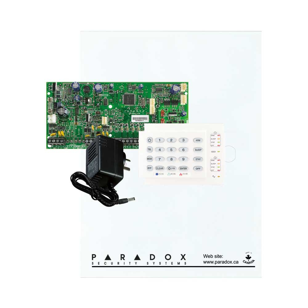Paradox SP5500 - Small Cabinet - K10H Keypad - Plug Pack