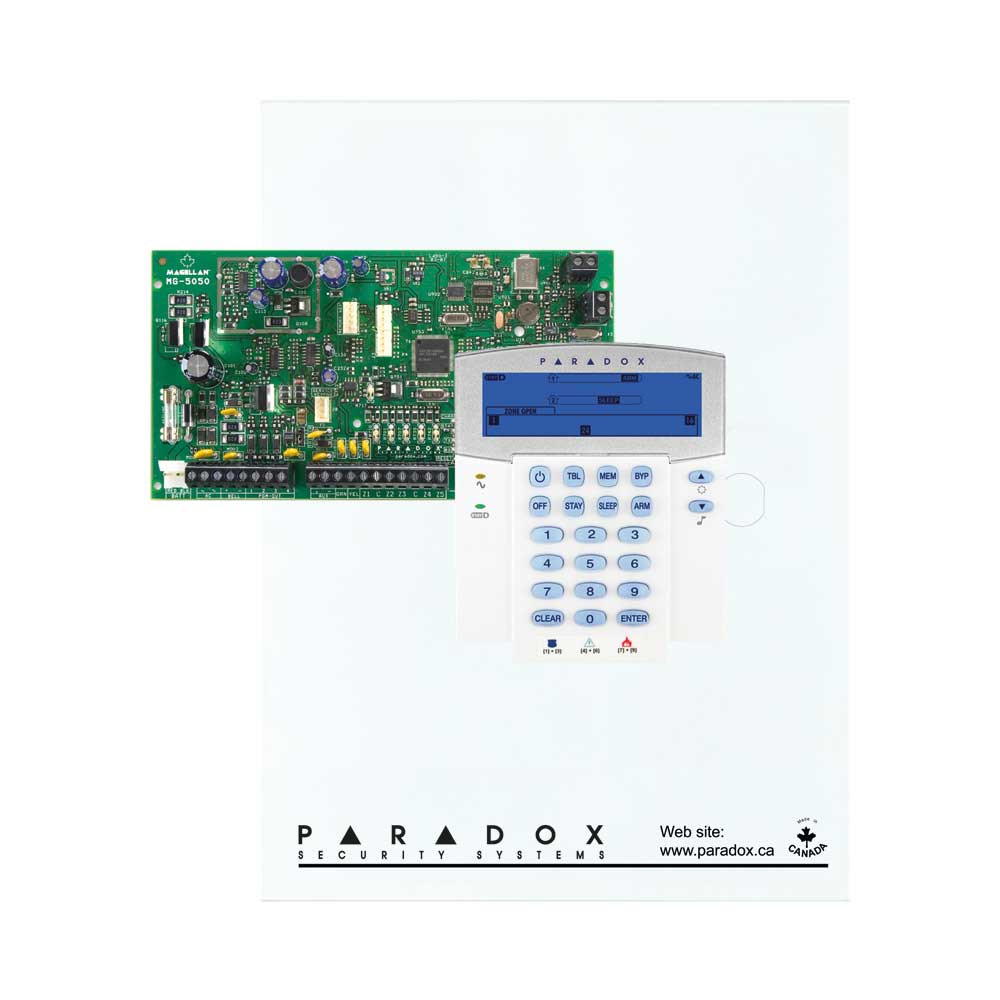 Paradox MG5050 - Small Cabinet - K35 Fixed Icon Keypad