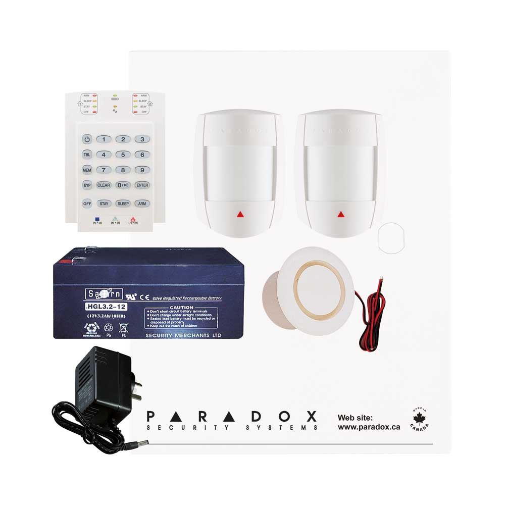 Paradox SP5500 DG Smart Kit with Small Cabinet, K10V ...
