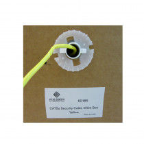 Cat5e Yellow Security Cable - 305m Box