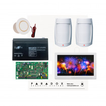 Paradox MG5050 PMD75 Kit with Small Cabinet and White TM70