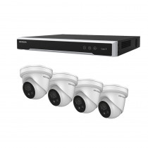 Hikvision 8 Channel kit with 4 AcuSense Strobe Speaker Turrets
