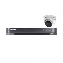 Hikvision 4 Channel Starter Kit - Includes 4CH TVI recorder with 1x 8MP TVI Turret Camera