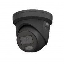 HiLook 6MP Fixed Turret 2.8mm cw Strobe Light Speaker Black