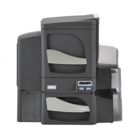 HID FARGO DTC4500e High Capacity Plastic Card Printer - DS Model with Ethernet & Encoder