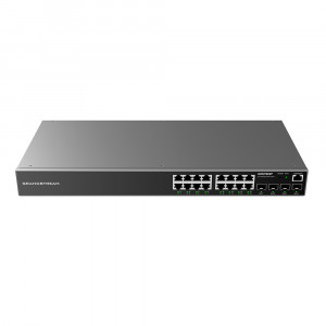 Grandstream GWN7802P Enterprise Layer 2+ PoE Network Switch, 16 x GigE, 4 x SFP
