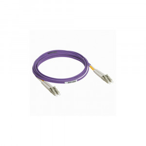 Legrand Fibre Optic Patch Cord - OM3 - SC/LC Duplex - 50/125MU - Multimode - Purple - 3m