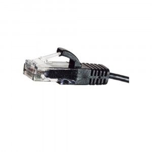 Legrand Patch Lead Cat 6 UTP 0.5M RJ45 Slimline Black