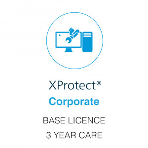 Milestone XProtect Corporate Base Licence - 3 Year Care Plus