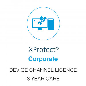 Milestone XProtect Corporate Device Licence - 3 Year Care Plus
