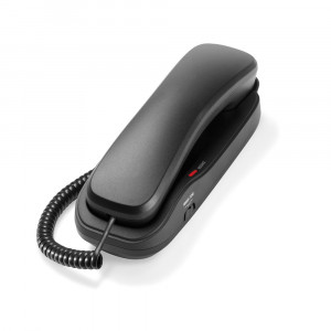 Vtech A1310 Corded TrimStyle Phone - Matte Black