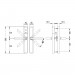 SALTO - E9750Z00IMBA6 - XS4 ONE Electronic Escutcheon - MIFARE®/DESFire - 35-40mm Door - Dimensions