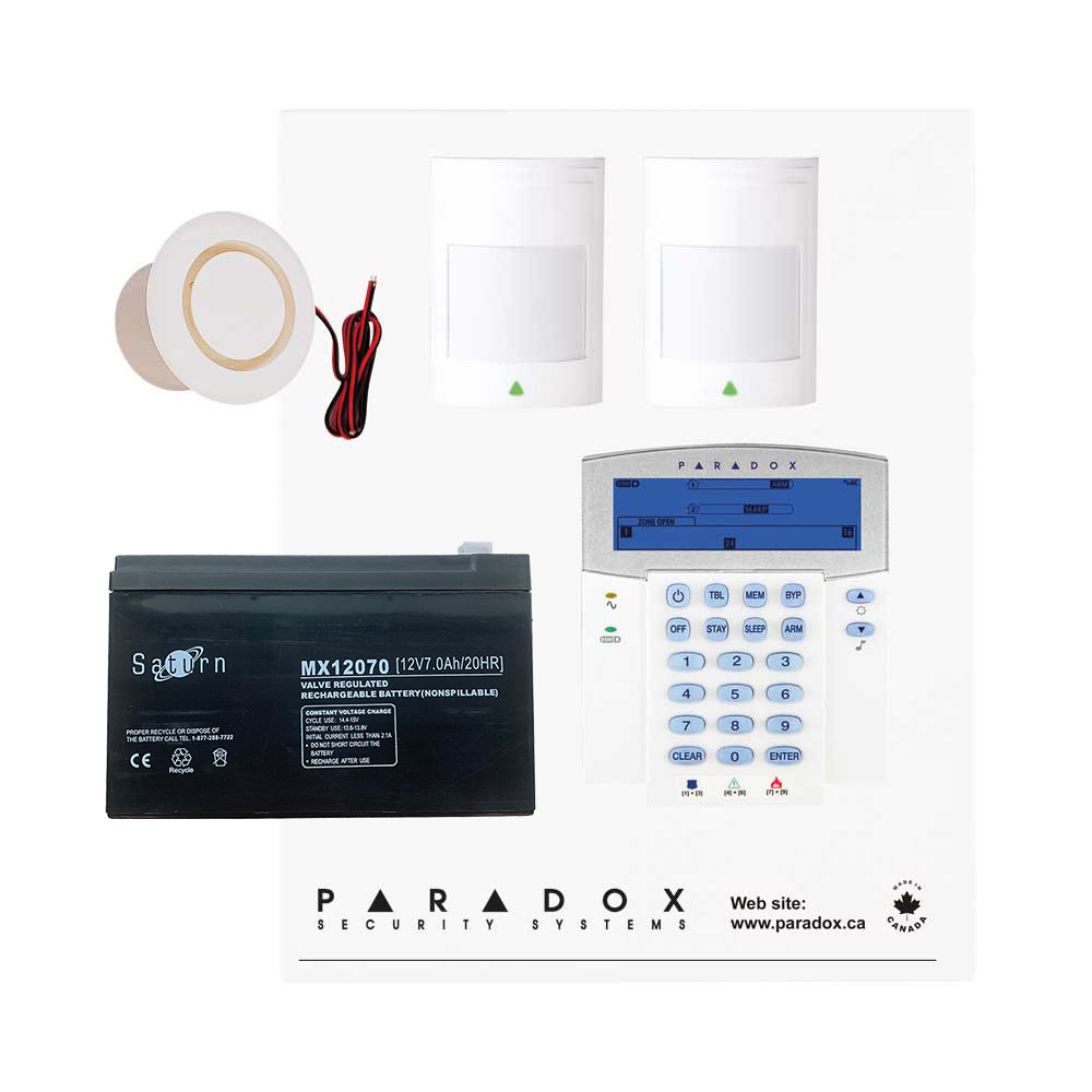 Paradox SP5500+ Smart Kit with Small Cabinet & K35 Keypad