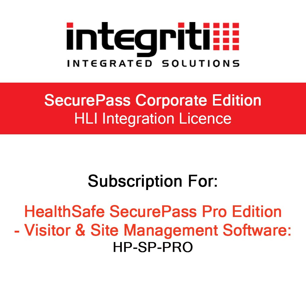 Inner Range Integriti SecurePass Pro HLI Integration Licence