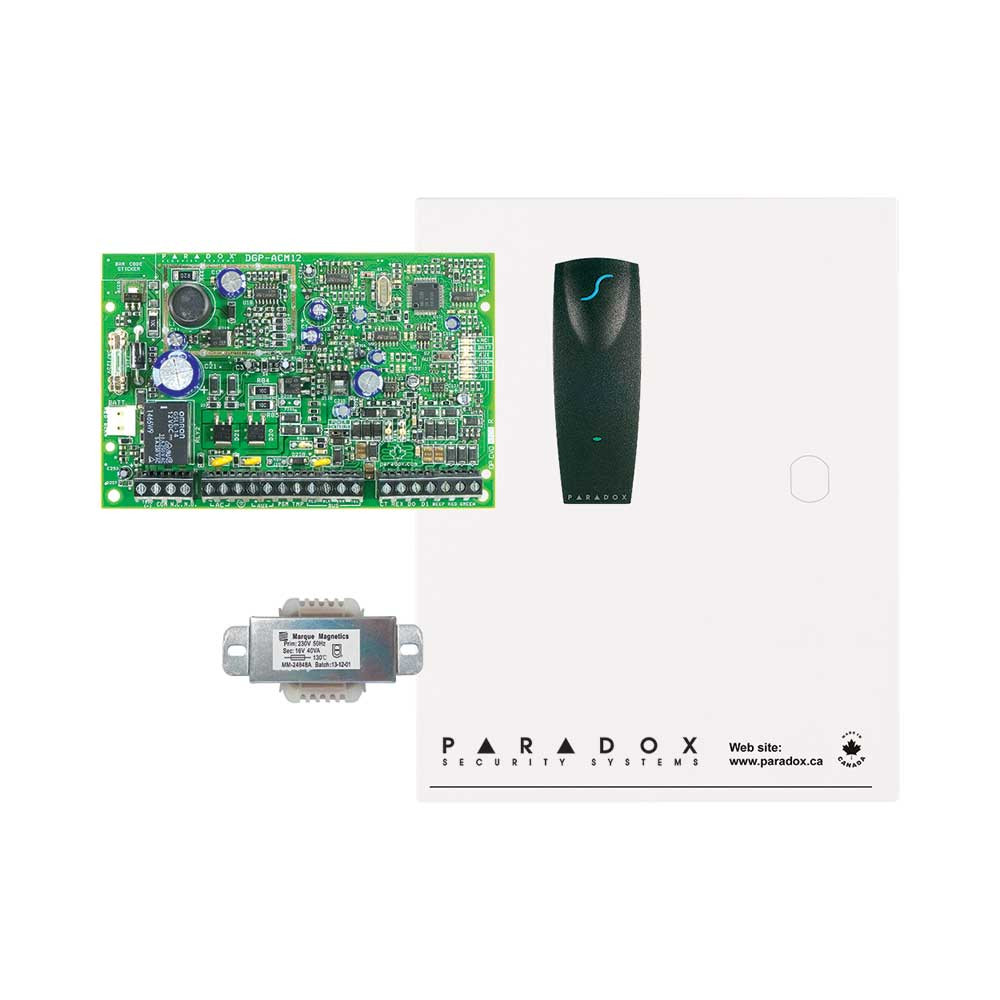 Paradox ACM12 Single Door Access Module with Cabinet & PosiProx Outdoor Reader