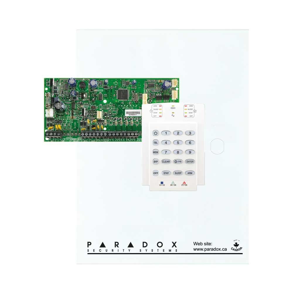 Paradox SP5500+  with Small Cabinet & K10V Keypad