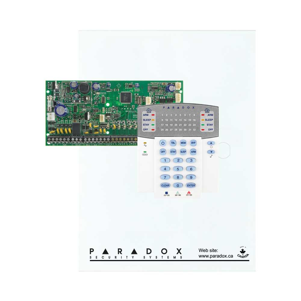 Paradox SP6000+ with Small Cabinet & K32 LED Keypad