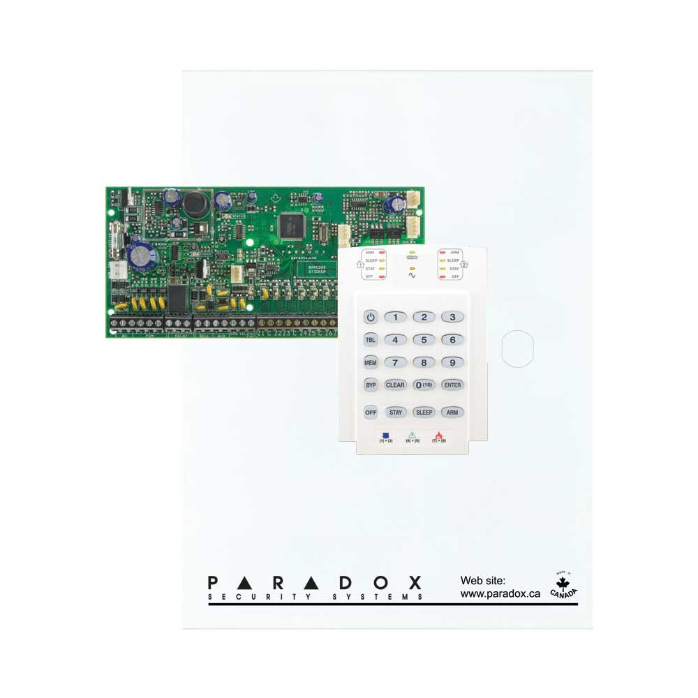 Paradox SP6000+ with Small Cabinet & K10V Keypad