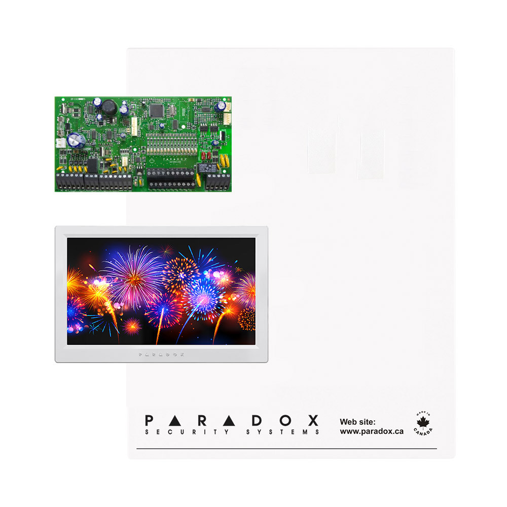Paradox SP7000 Kit with Standard Cabinet & White TM70