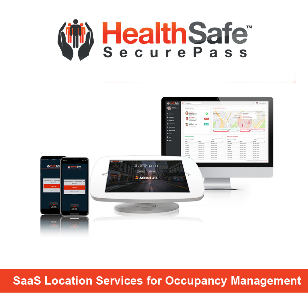 HealthSafe BluVision Bluzone SaaS Location Services for Occupancy Management