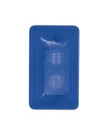 LD92 Surface Mount Piezo with Flashing Lights - 120dB - Blue