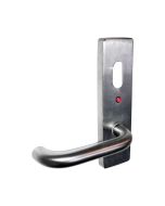 Lockwood 1820/70SC External Plate - Lever & LED - 60mm Backset