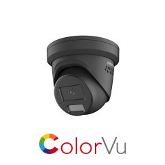 Hikvision DS-2CD2347G2-ISU/SL ColorVu 4MP Mic 2.8mm Turret - Black