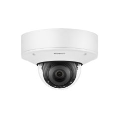 Hanwha Wisenet P 4K AI Vandal Dome Camera, 30fps, WDR, IR, IP67, 4.5-10mm