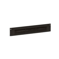 Legrand 19" Cable Management Panel - 2U - Plastic with Brushes