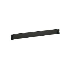 Legrand 19" Cable Management Panel - 1U - Black Metal Blanking Plates