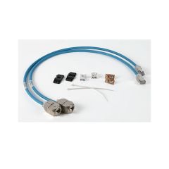 Sie Cpr 3m Ptchcd InLine Conn Shlded  Cat 6A UTP 28 AWG pk6