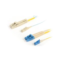 SIE Fiber Jumper Duplex SM LC UPC OS1-2 Yellow 1m