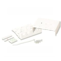 Siemon Surface Mount Box Keystone 4 Openings White