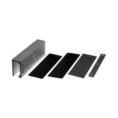 Trimec 770600-905 Glass Door U Bracket for Z8 Mag Locks